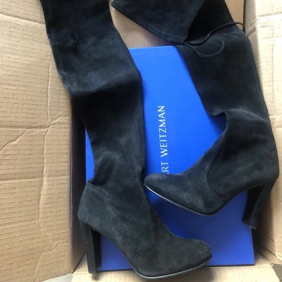 Stuart Weitzman Highland Over-The-Knee Boots NWB REPOSH - Picture 3 of 14